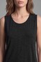 Vienetta Women's Cotton Blend Home-Beach Dress Black - 3