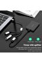 محول كابل USB نوع سي ذكر الى 3 منافذ USB انثى من زورليجي، موزع منفذ C الى 3 امبير 2.0 | موصل محول سل - 6