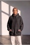 Women's Hijab Hooded Oversize Fit Cotton 3 Thread Pocket Sweatshirt - 5