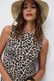 Rochie mini cu imprimeu leopard - 3