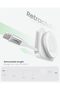 فاسجير كيبل USB C قابل للسحب، عبوة من قطعتين سلك شحن 60 واط (2 متر، اسود) | USB C إلى USB C 2.0، كاب - 5