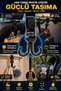 2 Pieces 360 °   Swivel Double Hook Velcro Hanger Attachment Baby Stroller Car Motorcycle Bike Bag Bathroom Hanger Bag Hanger Suit Hanger - 3