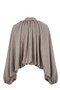 Beige Soho Bomber Jacket Pants Satin Set - 3