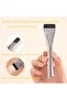 2 Ultra Thin Makeup Brushes for Foundation, Square Thick Flat Flawless Makeup Brush, Blending Brushes with Bristles - 6