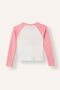 100% Cotton Crew Neck Printed Raglan Long Sleeve T-Shirt Girls I2304A826Au - 2