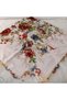 Handmade Needlework Writing, Scarf, Yemeni, Mevlit Cover, Head Cover, 4 Sides Embroidered, 100% Cotton, 100*100cm