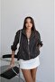 Bitter Brown Stone Bomber Jacket - 3