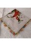 Handmade Needlework Writing, Scarf, Yemeni, Mevlit Cover, Head Cover, 4 Sides Embroidered, 100% Cotton, 100*100cm