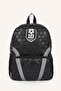 Unisex Football Themed Honeycomb Textured Backpack H9252A8Ns - 2