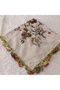 Handmade Needlework Writing, Scarf, Yemeni, Mevlit Cover, Head Cover, 4 Sides Embroidered, 100% Cotton, 100*100cm - 3