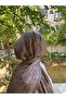 Hijab Cotton Soft Shiny Textured Viva Pattern Jacquard Shawl Milk Coffee - 3