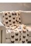 Mixed Single Bow Patterned Plush Tv Blanket 100X150 cm (W6) - 2