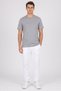 Men Sportswear Fit Short Sleeve Outdoor T-Shirt, Grey - 4