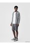 Ozmarka New Season Gray Regular Fit Hooded Men's Knitwear Cardigan - 2