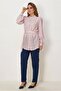 Belted Viscose Tunic 46733 - 2