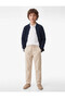 Cotton Hooded Long Sleeve Zippered School Jacket