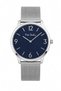 Classic Men's Watch with Strap and Dark Blue Dial