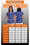 Women's V-Neck Bat Sleeve Ataturk Signature Blue, Red, Black Terycotton Doctor Scrubs Uniform Single Top - 8