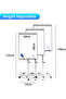 Mobile Whiteboard,90x60cm Stand Magnetic Dry Erase Board, Chart Easel Board with Adjustable Height,Suitable for Office,Home, Classroom - 3