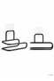 Concepta Dlynplt Toilet (140248) Paper Hanger