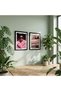 Signtouch Pink Fashion Girl Glam Boutique Wall Art 2-Piece Black Frame 40x60 cm - 4