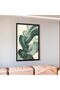 Signtouch Abstract Blue Black White Framed Canvas Wall Art Set of 3 40x60 cm - 3