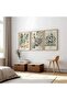 Signtouch Classic Botanical Portrait Wall Art 3-Piece White Frame 50x70 cm
