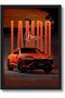ALAYRA Jeep Wrangler Adventure Car Canvas Wall Art Outer Frame 60x80 cm