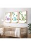 Signtouch Dino Safari Preschool Wall Art 3-Piece Natural Wood Frame 50x70 cm - 3