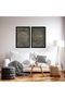 Signtouch Canva Alhamdulillah Arabic Islamic Wall Art Outer Frame 50x70 cm - 3