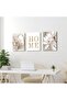 Signtouch Tropical Leaf Colorful Botanical Wall Art 3-Piece Black Frame 30x40 cm - 4