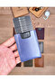 Pull-Out Card Holder Business Card Holder Genuine Leather 2155