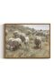 Signtouch Sheep Dunes Canvas Wall Art Outer Frame 50x70 cm