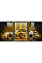 Signtouch Racing Car Wall Art Set of 3 Outer Frame 30x40 cm
