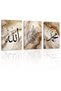 Signtouch Quran Unframed Islamic Wall Art Set of 3 50x70 cm
