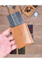Pull-Out Card Holder Business Card Holder Genuine Leather 2155 - 7