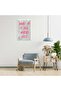 ALAYRA What If It All Works Out Pink Positive Wrap Framed Wall Art 60x80 cm - 3