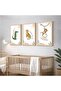Signtouch CmWith Cute Jungle Playroom Wall Art 3-Piece White Frame 30x40 cm - 3