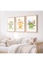 Signtouch Dino Safari Nursery Wall Art 3-Piece Natural Wood Frame 40x60 cm - 2