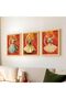 Signtouch Sacred Mosque Kaaba Islamic Wall Art Set of 3 Outer Frame 50x70 cm - 4