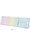 لوحة مفاتيح كمبيوتر لاسلكية FREEWOLF M104 RGB بـ 104 مفتاح مع لوحة أرقام