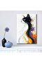 Signtouch Colorful Abstract Wall Art Set of 2 Outer Frame 40x60 cm