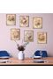 Signtouch Flowers Pink Rose Floral Wall Art 6-Piece Outer Frame 40x60 cm - 4