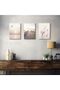 Signtouch Sea View Sunset Wrap Framed Canvas Wall Art Set of 3 40x60 cm - 3