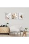 Signtouch Vintage Botanical Floral Canvas Wall Art Gold Outer Frame 30x40 cm - 3