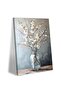 Signtouch Neutral Vase Floral Wrap Framed Canvas Wall Art 40x60 cm