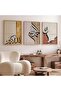 Signtouch Frames Arabic Islamic Wall Art 3-Piece Black Frame 40x60 cm