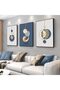 Signtouch Office Living Room Canvas Wall Art Set of 3 Outer Frame 30x40 cm