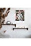 Signtouch Funny Botanical Zebra Toilet Wrap Framed Canvas Wall Art 40x60 cm - 4