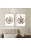 Signtouch Arabic Calligraphy Quran Framed Islamic Wall Art 2-Piece 50x70 cm - 3